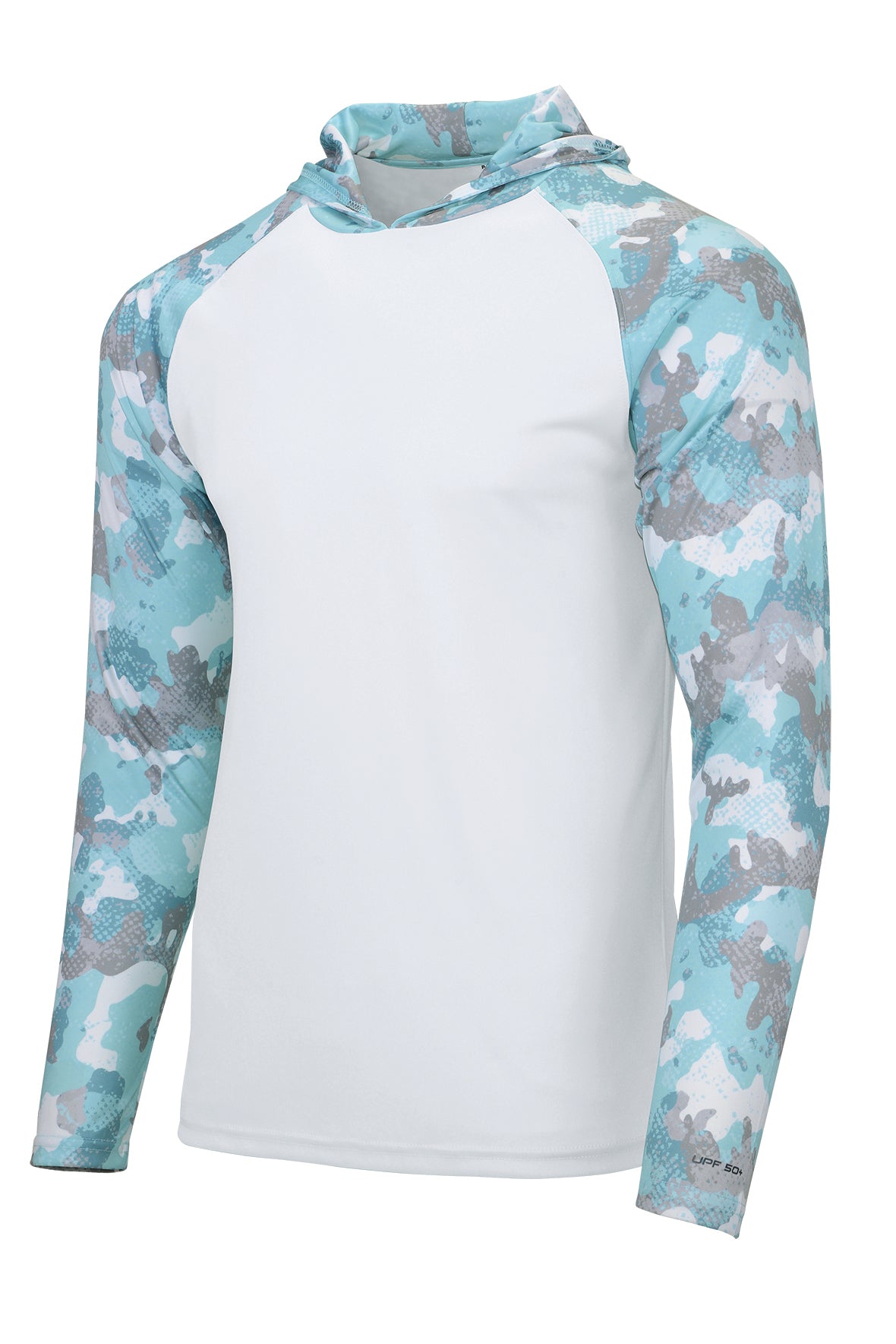 Aqua Blue White