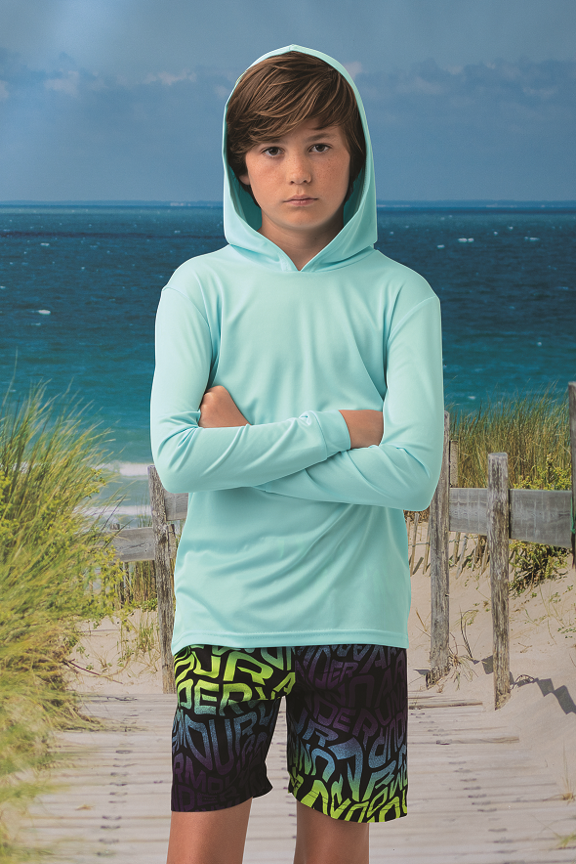 Paragon 221Y Youth Bahama Performance Hooded T-Shirt